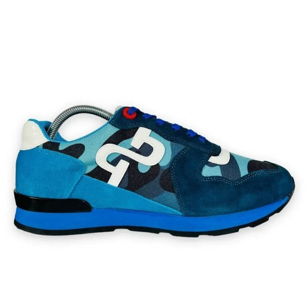 OPP France Lace-up Paint Sneakers 